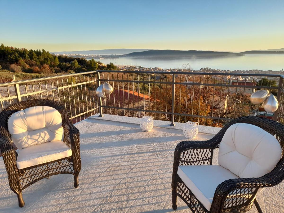 The View Split. Highlight With Roof-Top-Terrace And Pool Kaštela Extérieur photo