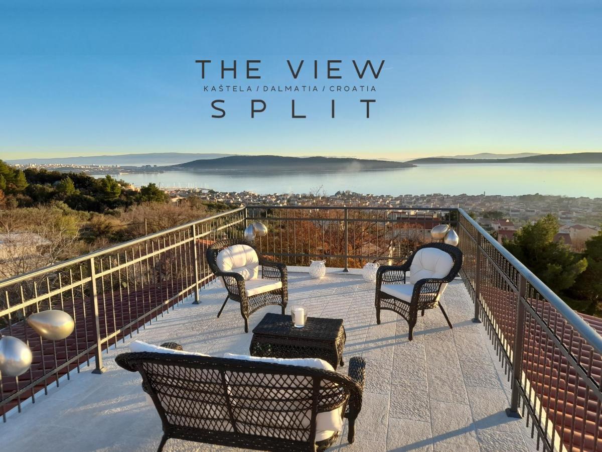The View Split. Highlight With Roof-Top-Terrace And Pool Kaštela Extérieur photo