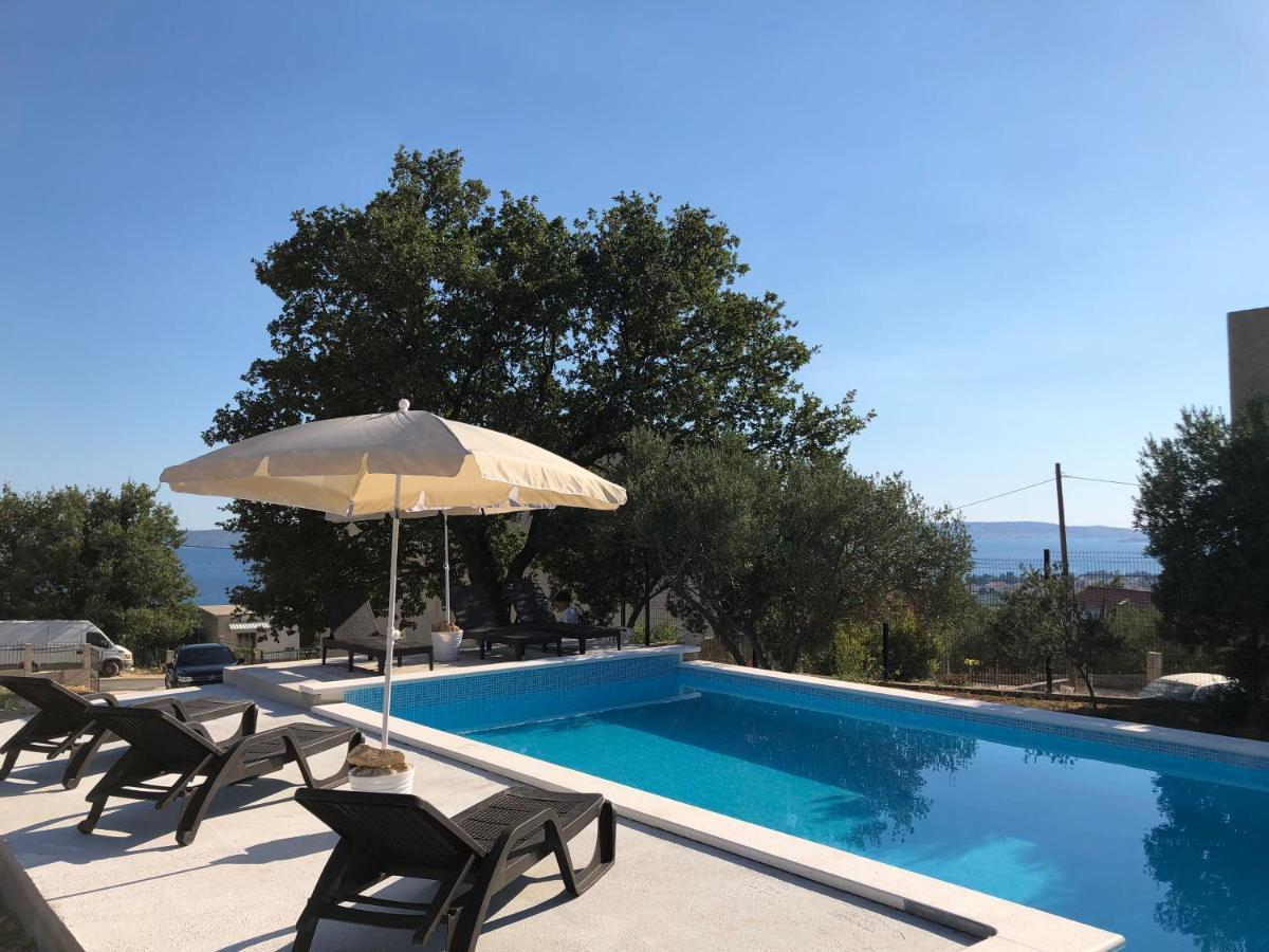 The View Split. Highlight With Roof-Top-Terrace And Pool Kaštela Extérieur photo