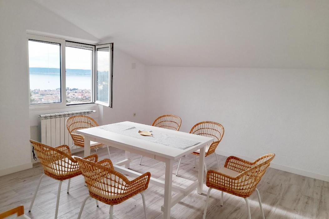 The View Split. Highlight With Roof-Top-Terrace And Pool Kaštela Extérieur photo